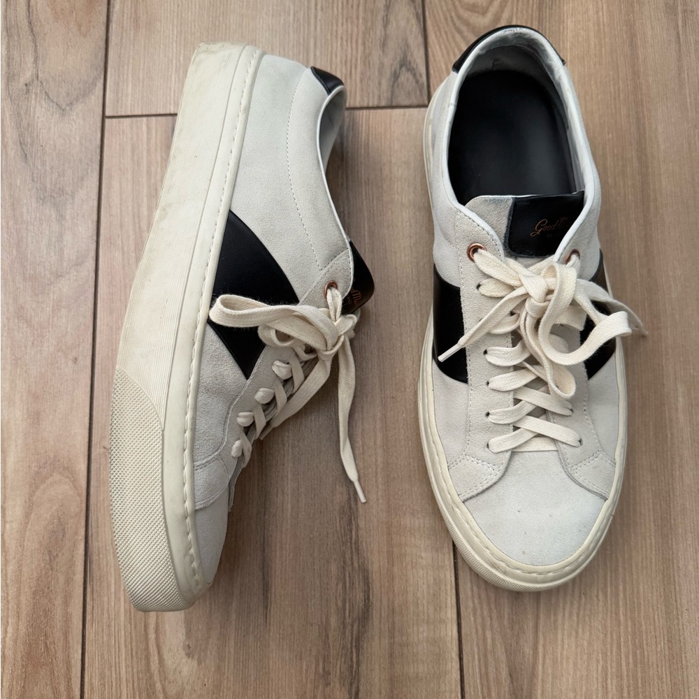 Good Man Brand Italy Gray Suede Fashion Sneakers